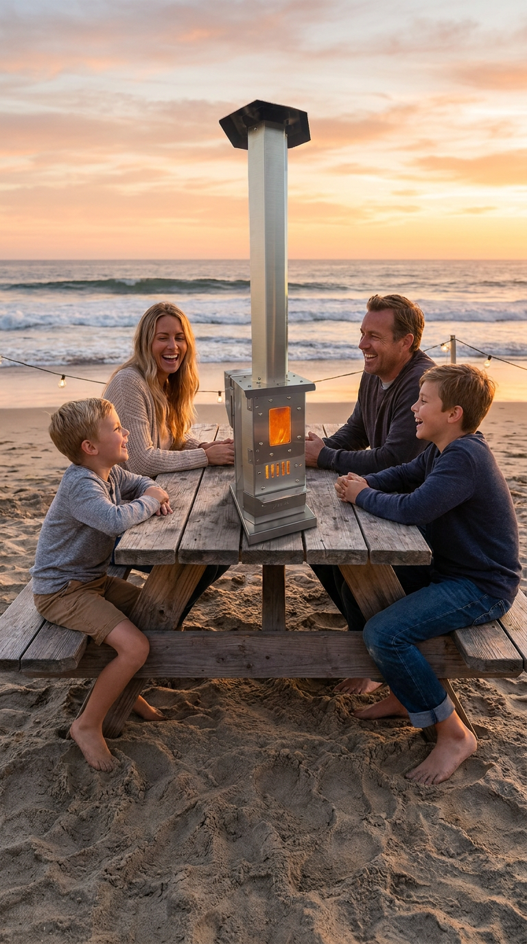 Sierra Trail™ Portable Tabletop Wood Pellet Heater